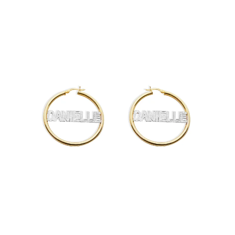 ladies-classic-teardrop-earrings-THE BLOCK DIAMOND CUT HOOP EARRINGS