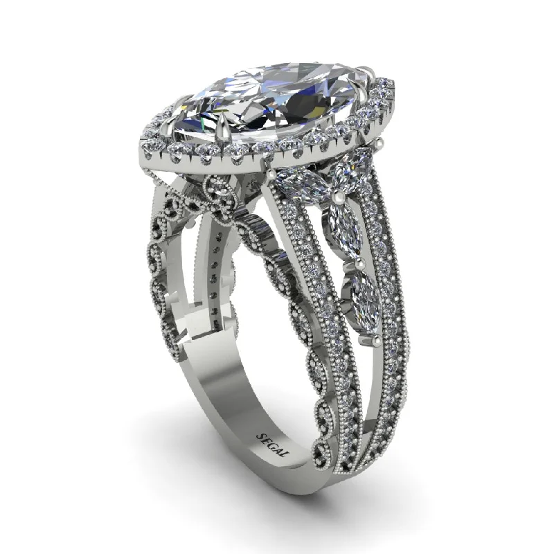 engagement-affordable-diamond-ring-Diamond Majestic Splendor Engagement Ring - Antonella No. 3