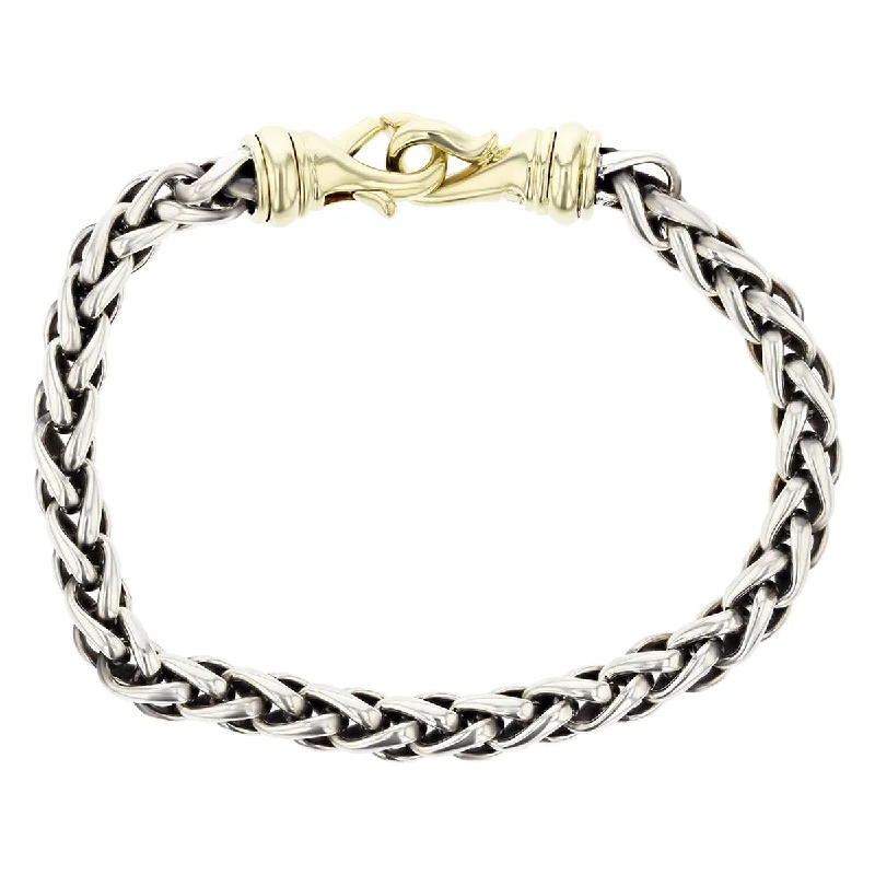 Ladies bracelets with coal jet -David Yurman Men's Cable Link 8-Inch Bracelet