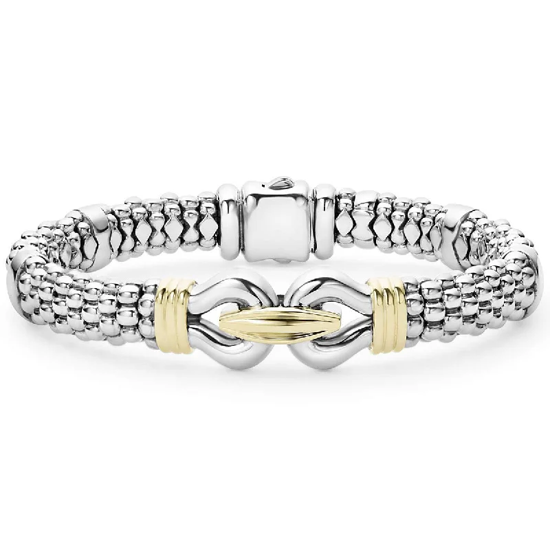 Ladies bracelets with antler charms -Caviar Buckle Bracelet