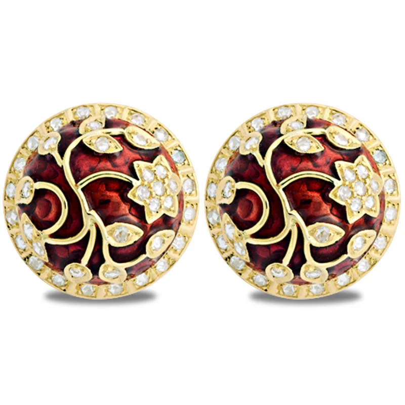 ladies-everyday-rose-gold-earrings-Earrings-Diamond (Enamel)