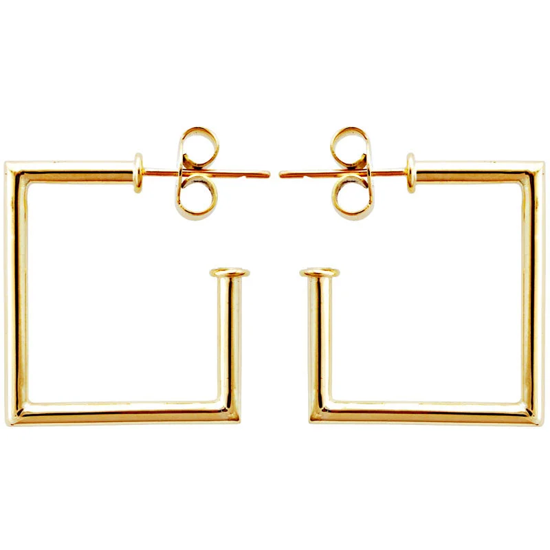 ladies-everyday-diamond-earrings-Earrings-Plain Gold