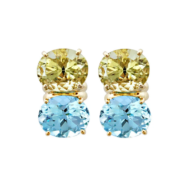 ladies-crystal-dangle-earrings-Earrings-Blue Topaz and Lemon Quartz