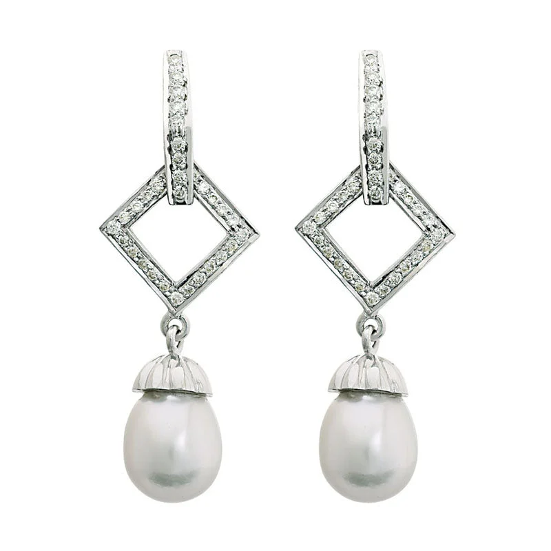 ladies-moon-rose-gold-earrings-Earrings-South Sea Pearl and Diamond