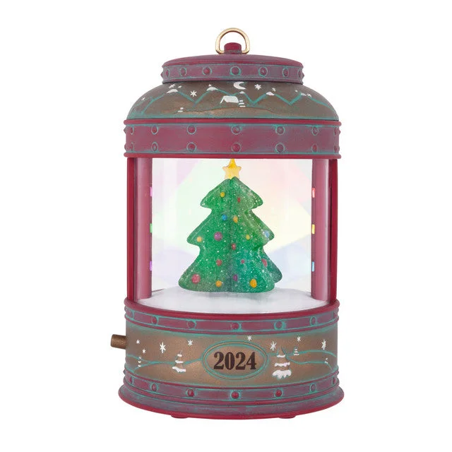 ladies-white-gold-stackable-rings-Hallmark 2024 Shimmering Lantern Musical Ornament With Light and Motion