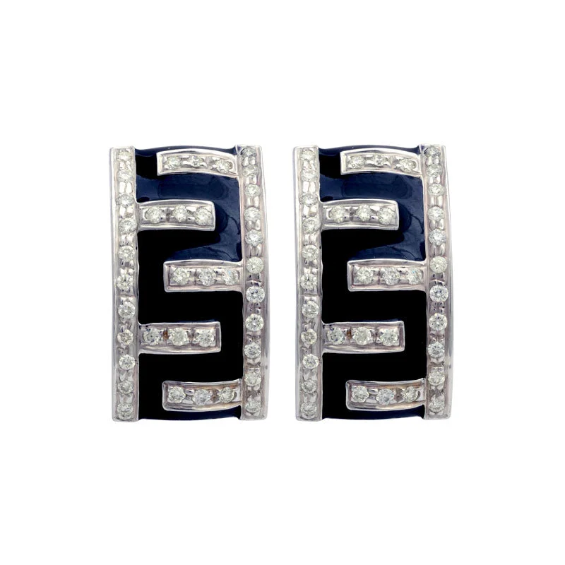 ladies-modern-dangle-earrings-Earrings-Diamond (Enamel)