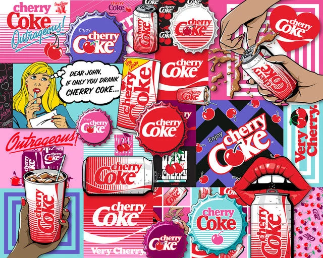 ladies-birthstone-rose-gold-rings-Springbok Coca-Cola Cherry Coke 1000 Piece Jigsaw Puzzle