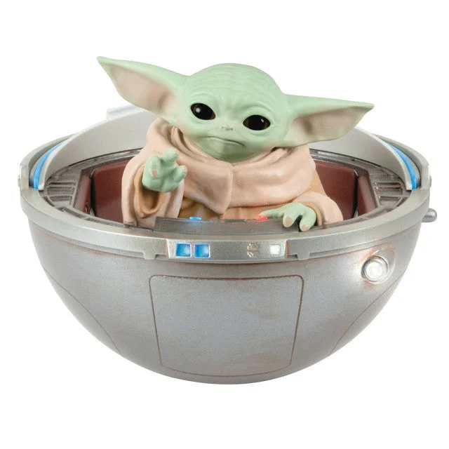 ladies-marquise-cut-sapphire-rings-Hallmark 2024 Star Wars: The Mandalorian™ Grogu™ in Hovering Pram Ornament With Light, Sound and Motion