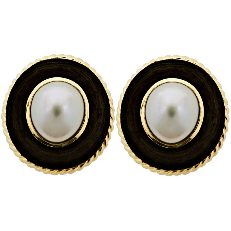 ladies-gold-thread-earrings-Earrings-Pearl (Enamel)