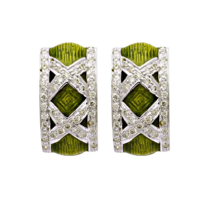 ladies-modern-diamond-earrings-Earrings-Diamond (Enamel)