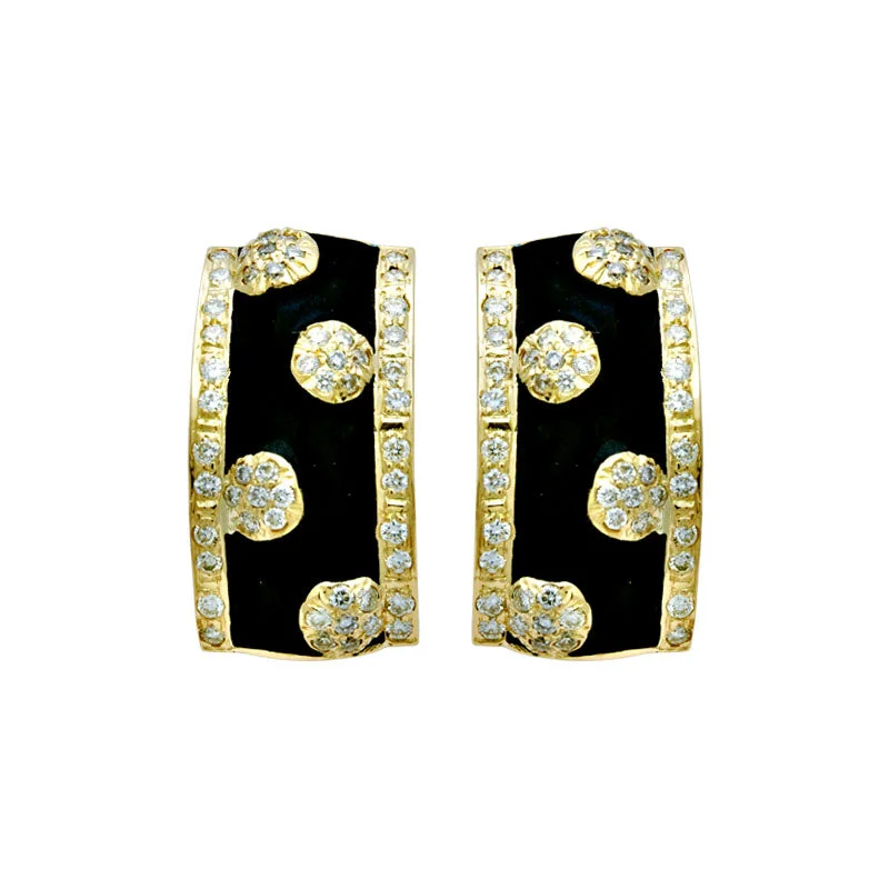 ladies-trendy-diamond-earrings-Earrings-Diamond (Enamel)