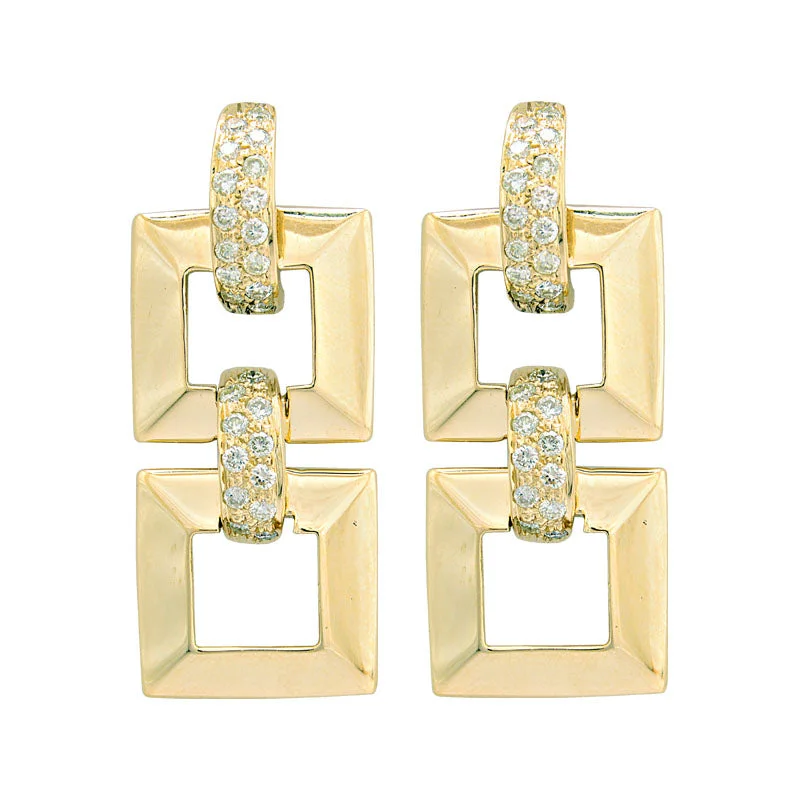 ladies-star-rose-gold-earrings-Earrings-Diamond