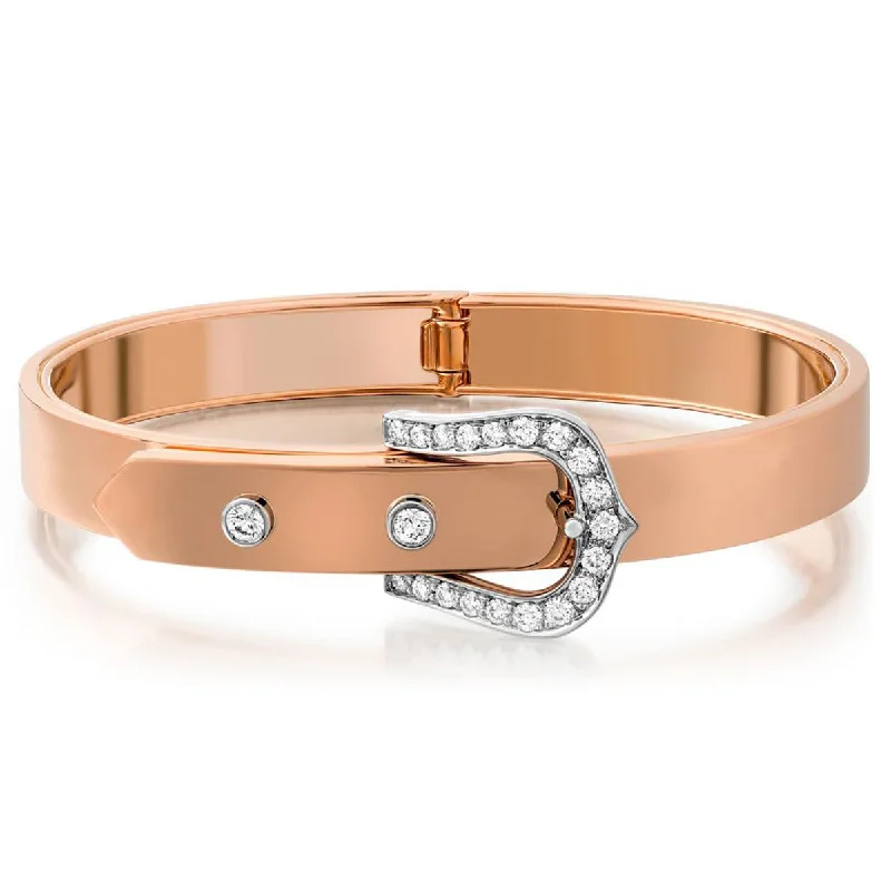 Ladies bracelets for epic moments -Diamond Buckle Bracelet