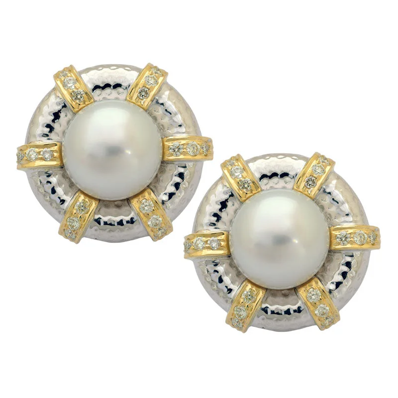 ladies-moon-silver-earrings-Earrings-South Sea Pearl and Diamond