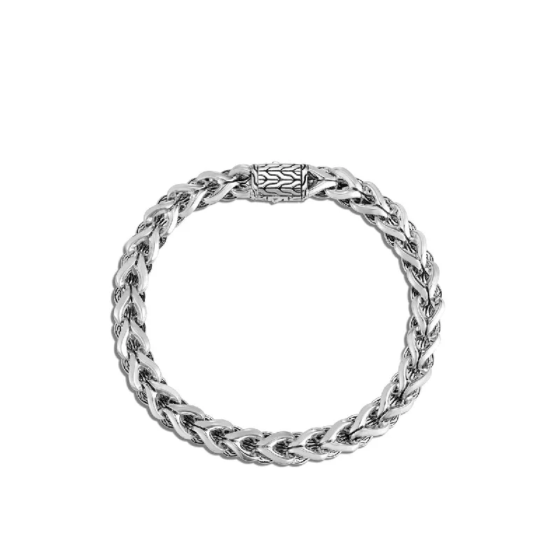 Ladies bracelets cute bands -Asli Classic Chain Link Silver Link Bracelet