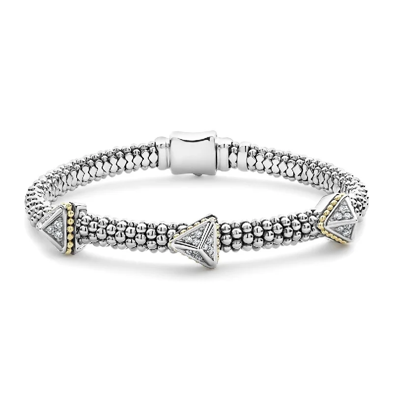 Ladies bracelets with constellation stones -Diamond Caviar Bracelet