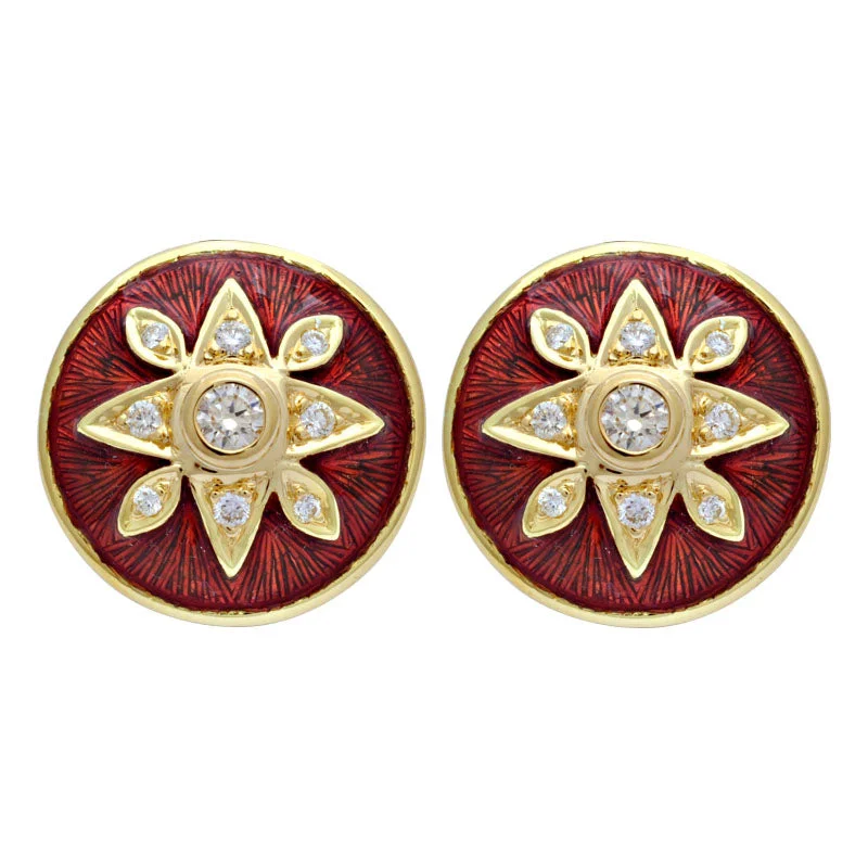 ladies-rustic-rose-gold-earrings-Earrings-Diamond (Enamel)