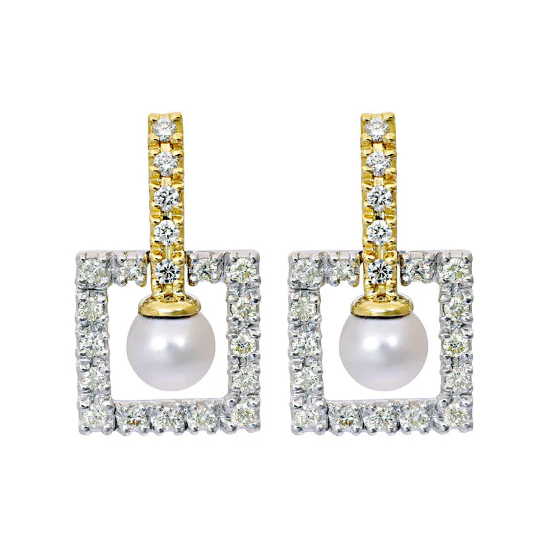 ladies-everyday-silver-earrings-Earrings-South Sea Pearl and Diamond