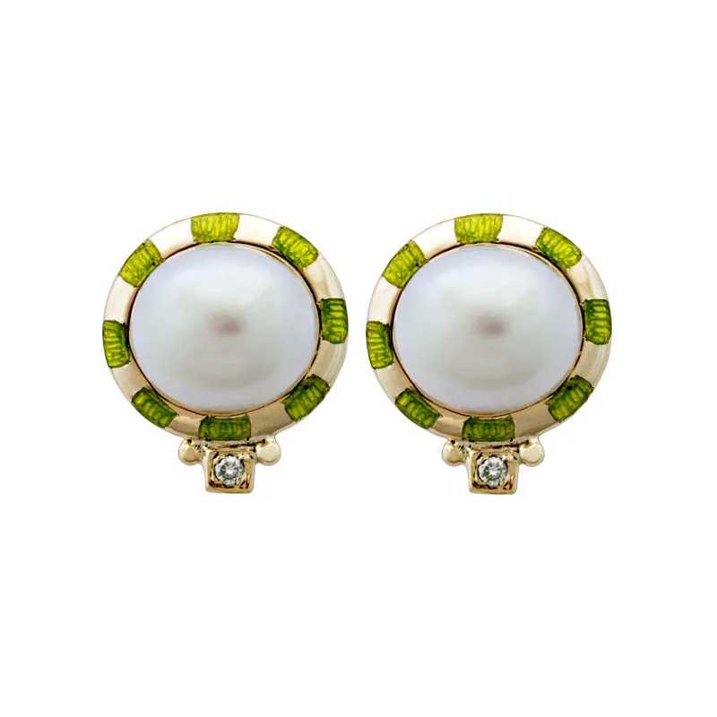 ladies-moon-pearl-earrings-Earrings-Pearl and Diamond (Enamel)