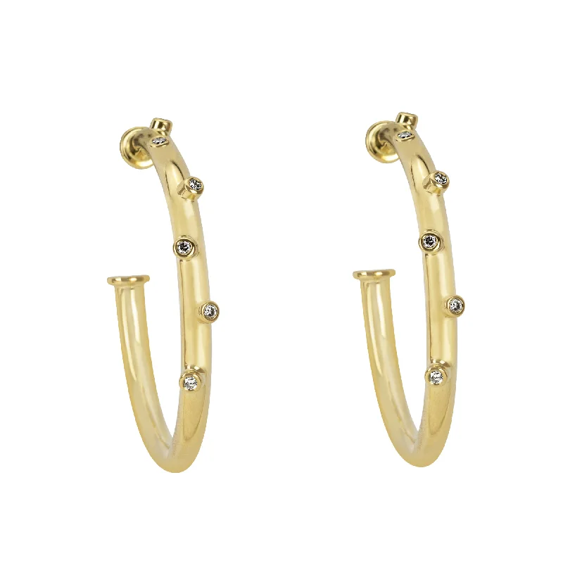 ladies-crawl-pearl-earrings-Earrings - Diamond