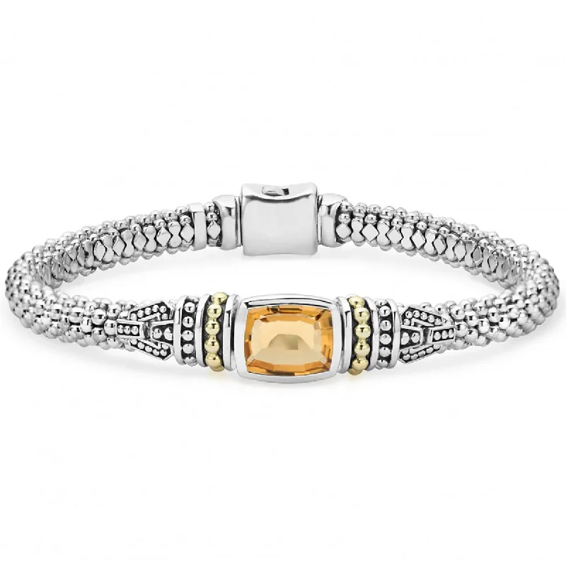 Ladies bracelets for leader vibes -Citrine Caviar Bracelet