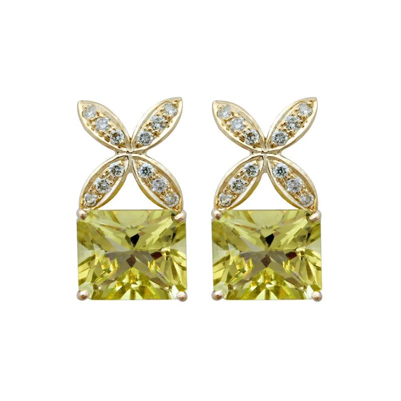 ladies-modern-diamond-earrings-Earrings-Lemon Quartz and Diamond