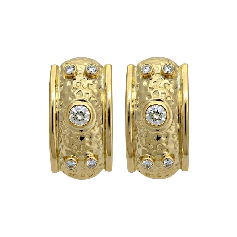 ladies-bridal-huggie-earrings-Earrings-Diamond