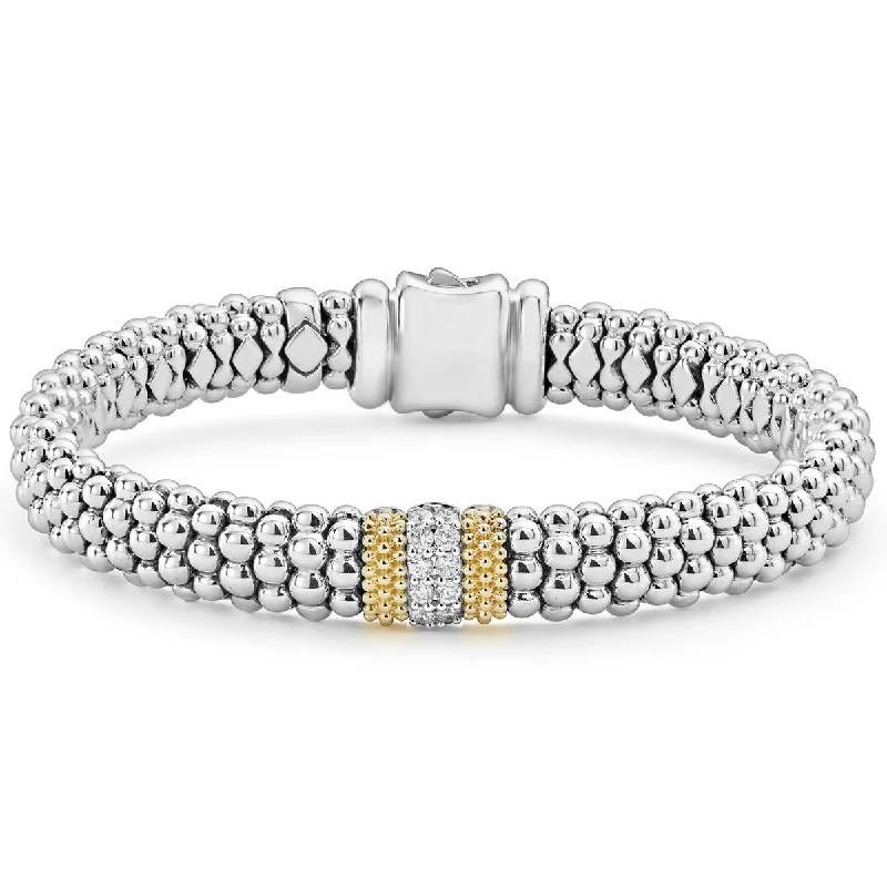 Ladies bracelets forged craftsmanship -Diamond Caviar Bracelet