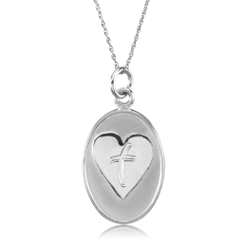 Ladies necklaces for free spirits -Loss of Father Memorial Necklace in Sterling Silver