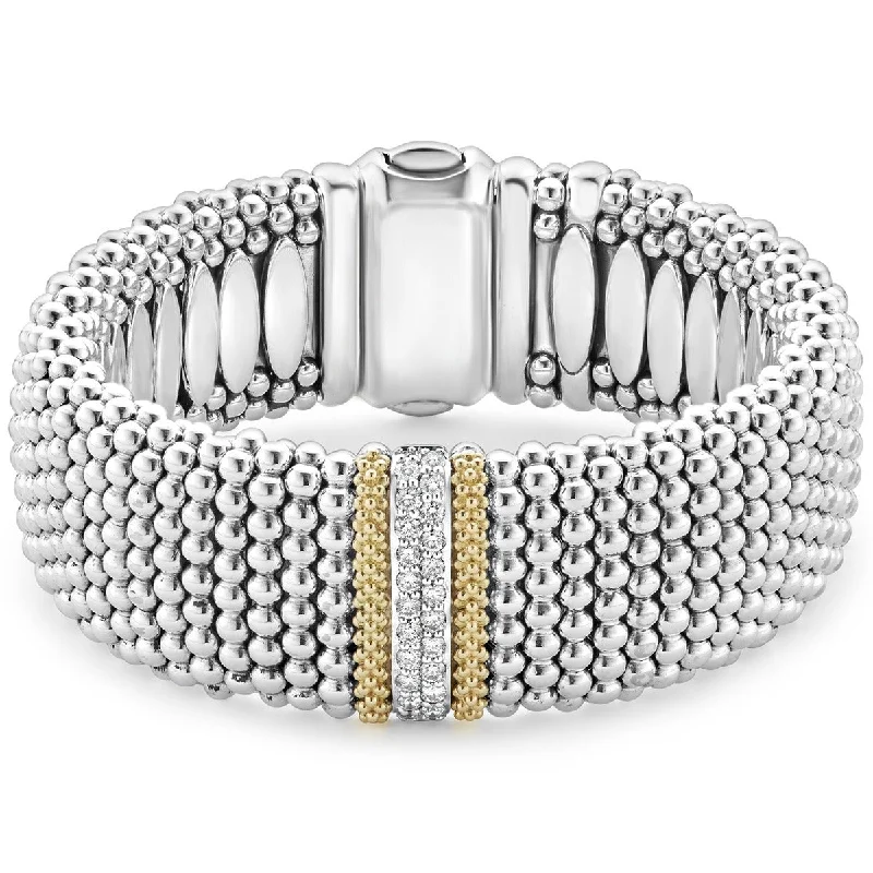 Ladies bracelets faint sparkle -Diamond Caviar Bracelet