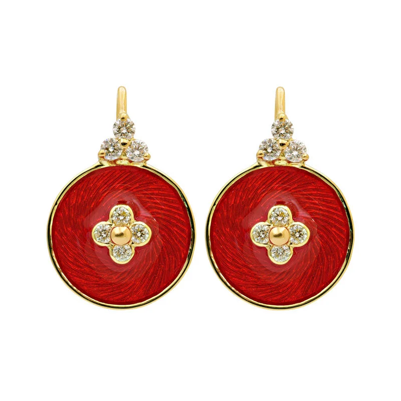 ladies-handmade-diamond-earrings-Earrings-Diamond (Enamel)