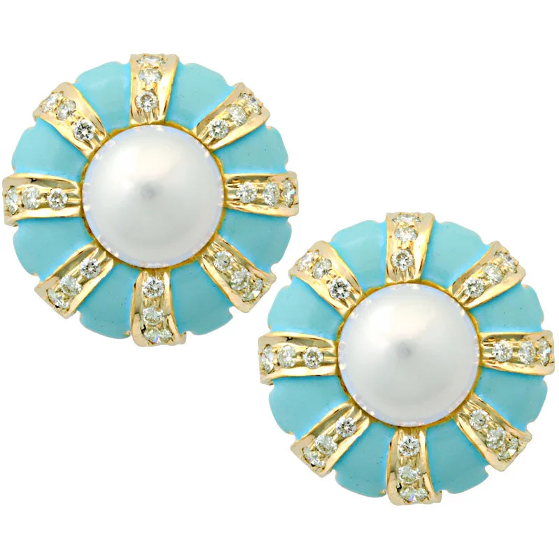 ladies-delicate-pearl-earrings-Earrings-Pearl and Diamond (Enamel)