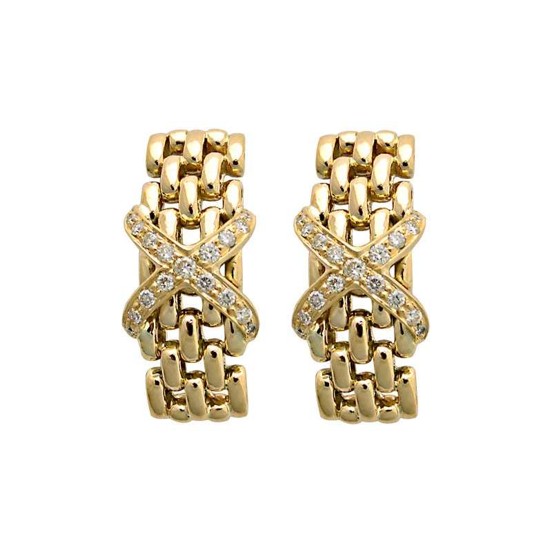 ladies-affordable-gold-earrings-Earrings-Diamond