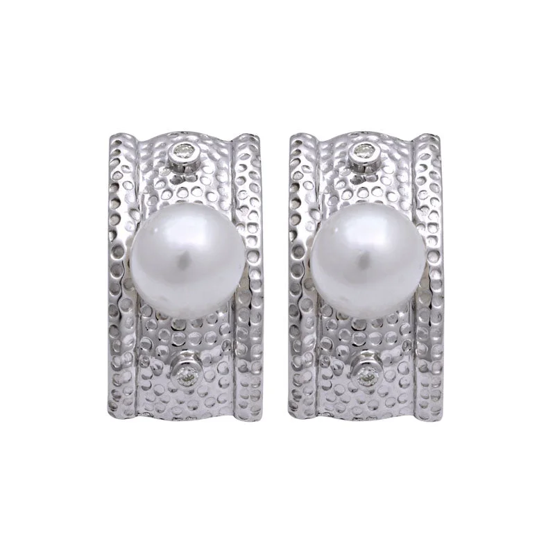 ladies-ethnic-beaded-earrings-Earrings-South Sea Pearl and Diamond