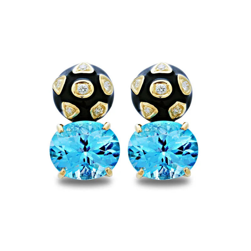 ladies-birthstone-drop-earrings-Earrings-Blue Topaz and Diamond (Enamel)