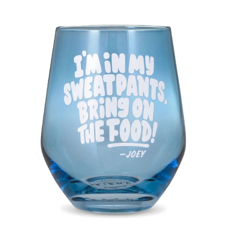 ladies-diamond-modern-rings-Hallmark Friends Bring On the Food Stemless Wine Glass, 16 oz.