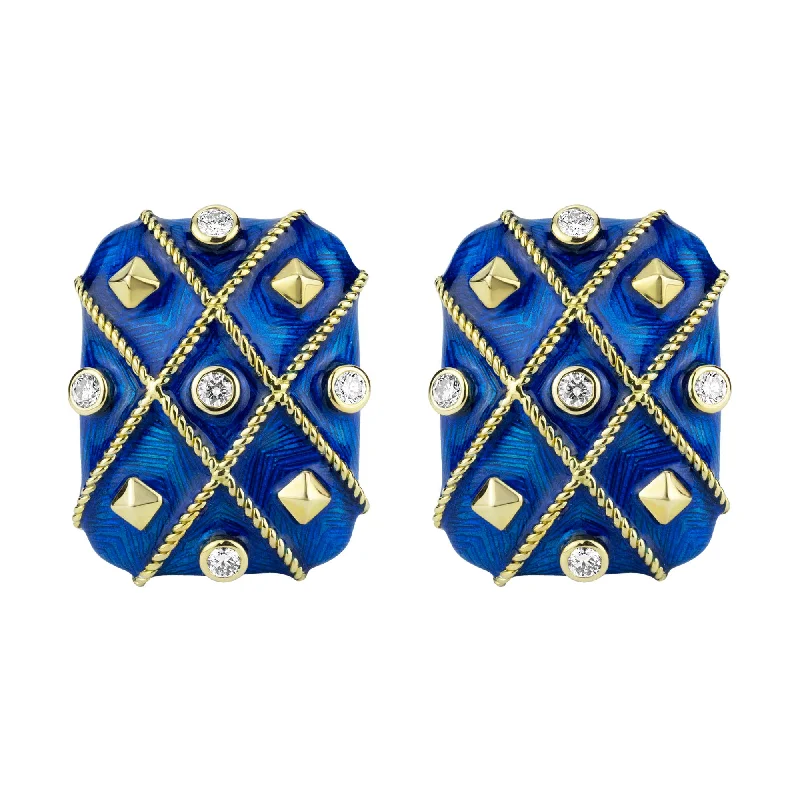 ladies-crystal-chandelier-earrings-Earrings - Diamond (Enamel)