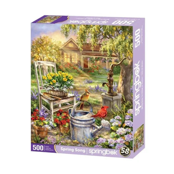 ladies-bridal-gold-rings-Spring Song 500 Piece Jigsaw Puzzle