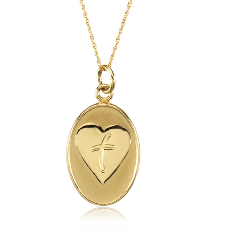 Ladies necklaces timeless strands -Loss of Father Memorial Necklace in 14k Yellow Gold