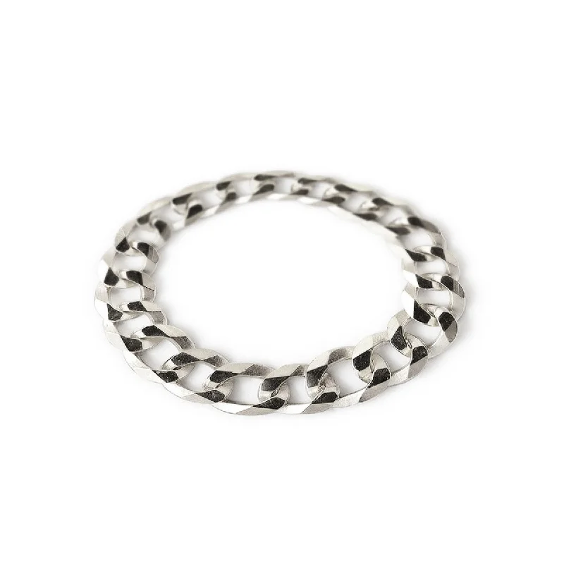 ladies-oval-gold-rings-Thick Curb Chain Ring